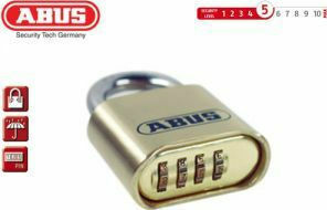 Abus Steel Padlock Brass Combination 50mm 1pcs