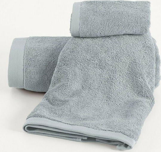 Kentia Πετσέτα Χεριών Brand 40x60εκ. Silver Βάρους 600gr/m²
