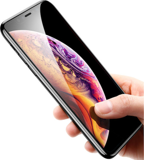 Baseus Full Coverage Curved Tempered Glass Protector 3D Vollflächig gehärtetes Glas 2Stück (iPhone 11 Pro Max)