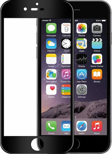Wozinsky 5D Adeziv complet Full Face Tempered Glass Negru (iPhone SE 2022 / 2020 / 8 / 7)