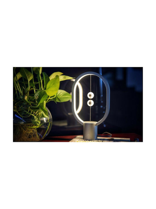 Allocacoc Διακοσμητικό Φωτιστικό Heng Balance Ellipse Mini LED Θερμό Λευκό 14x5.5x24.5εκ.