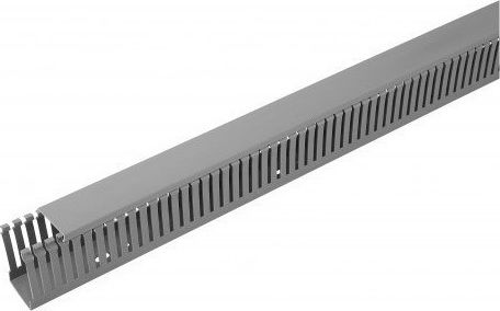 Arnocanali Cable Channel with Perforated Stand made of Plastic Gray