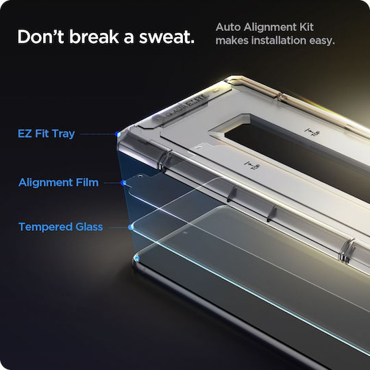 Spigen EZ Fit GLAS.tR Slim 2.5D Tempered Glass 2τμχ (Galaxy S21+ 5G)