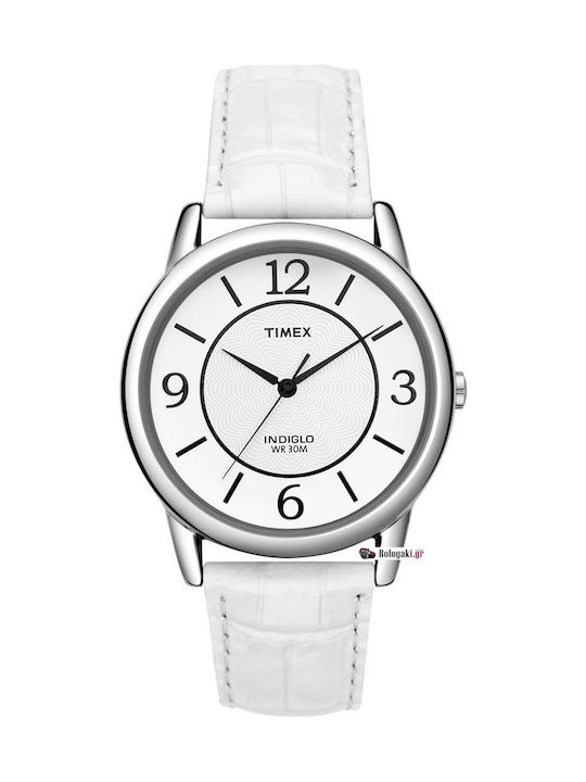 Timex T2N685 Ρολόι Μπαταρίας με Δερμάτινο Λουράκι Timex T2N685 Ρολόι Μπαταρίας με Δερμάτινο Λουράκι