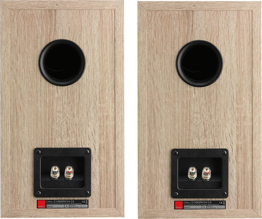 Dali Oberon 3 Ζεύγος Ηχείων Hi-Fi Βιβλιοθήκης 150W 2 Δρόμων Π20xΒ31.5xΥ35εκ. Βελανιδιά / Λευκό