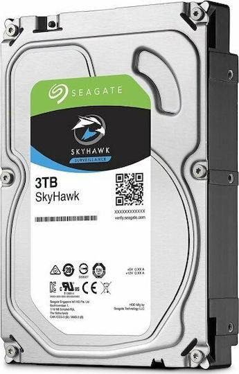 Seagate Skyhawk Surveillance 3TB HDD Hard Drive 3.5" SATA III 5400rpm with 256MB Cache for Recorder ST3000VX009