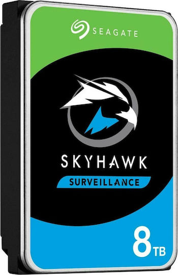 Seagate SkyHawk 8TB HDD Hard Drive 3.5" SATA III 7200rpm with 256MB Cache for Desktop / Recorder ST8000VX004