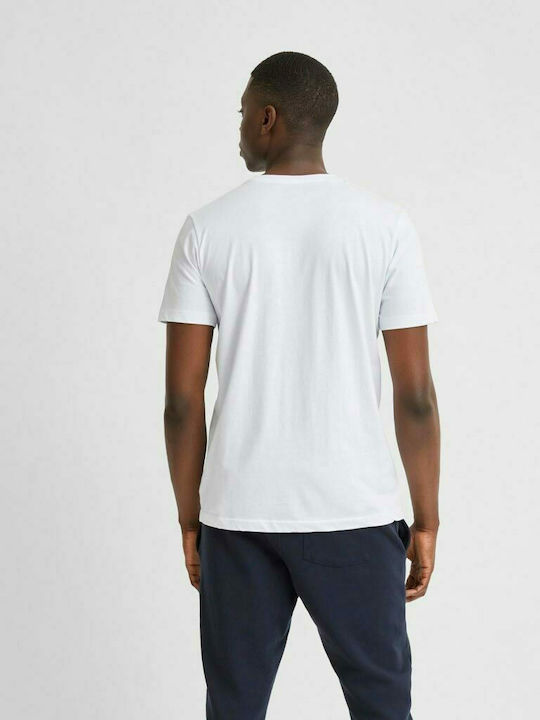 Selected Herren T-Shirt Kurzarm White