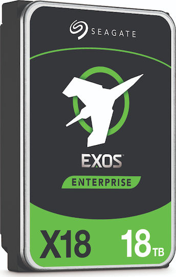 Seagate Exos X18 18TB HDD Hard Drive 3.5" SATA III 7200rpm with 256MB Cache for NAS / Server ST18000NM000J