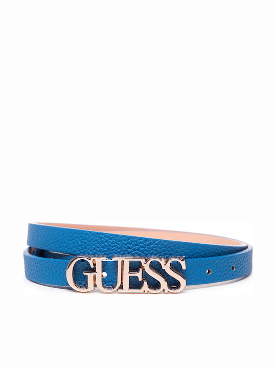 Guess Δερμάτινη Γυναικεία Ζώνη Μπλε Guess Δερμάτινη Γυναικεία Ζώνη Μπλε