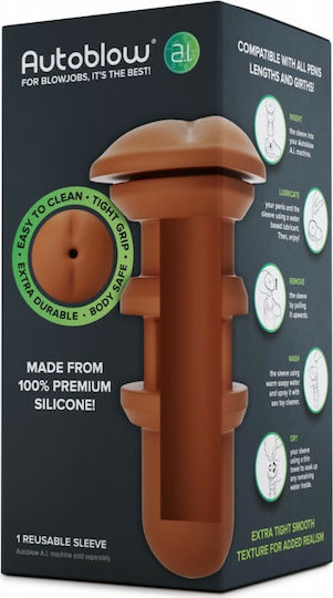 Autoblow A.I. Anus Sleeve Masturbator Butt Brown