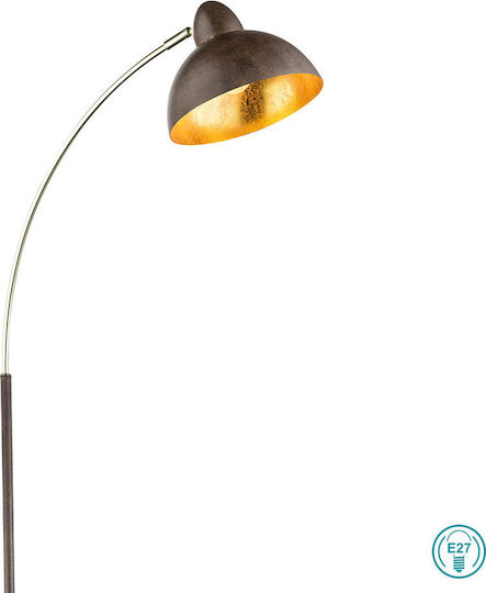Globo Lighting Anita Φωτιστικό Δαπέδου Υ155εκ. Καφέ