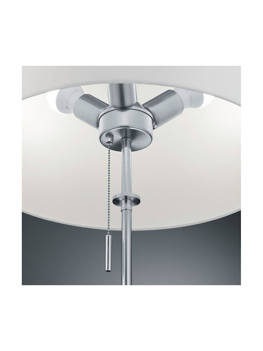 Trio Lighting Lyon Stehleuchte H180xB46.3cm. mit Fassung für Lampe E27 Weiß