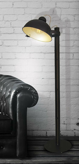 Home Lighting Omaha Винтидж Флоресцентна Лампа Височина 180см Кафяво Ръждясало Home Lighting Omaha Винтидж Флоресцентна Лампа Височина 180см Кафяво Ръждясало