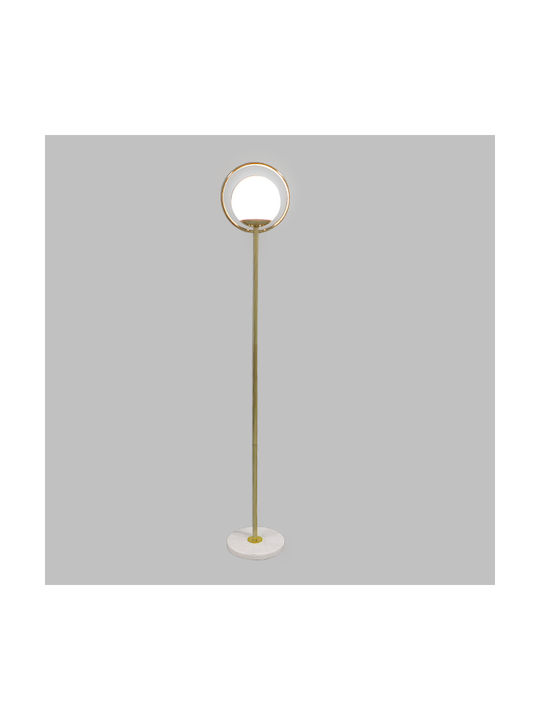 GloboStar VERSAILLES Floor Lamp H150xW23cm. with Socket for Bulb E27 White