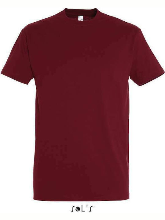 Sol's Imperial Men's Short Sleeve Promotional T-Shirt Chili