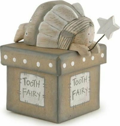 Synchronia Handmade Baby Tooth Box Tooth Fairy made of Wood for Girl
