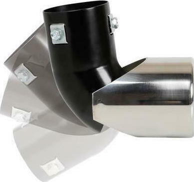 Lampa Μπούκα Εξάτμισης TS-61 Universal Λοξή 140 Μοίρες 49mm