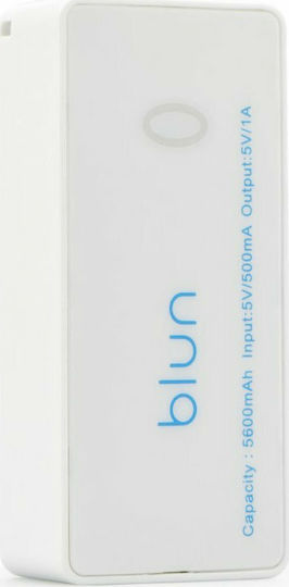 Blun ST-508 Power Bank 5600mAh cu Port USB-A Alb