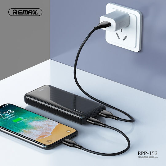 Remax RPP-153 Power Bank 10000mAh mit 2 USB-A Anschlüssen Weiß