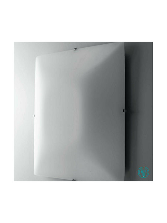 Fan Europe I-Osiride-PL40 Modern Lamp Wall with Socket E27 White 40x9.8cm