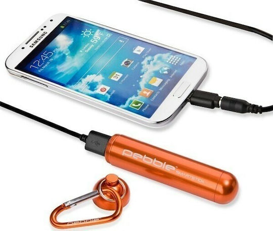 Veho Pebble Smartstick+ Power Bank 3000mAh με Θύρα USB-A Πορτοκαλί