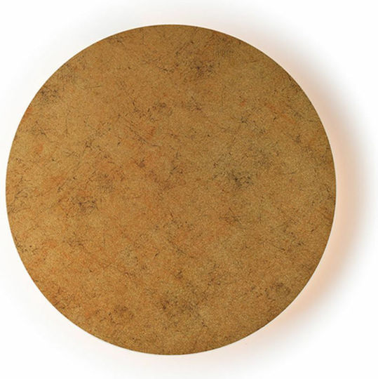 Aca Eclipse Modern Lamp Wall with Integrated LED and Warm White Light Beige 30x3.8cm