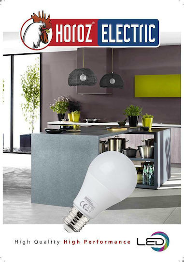 Horoz Electric LED Bulb 8W 108mm for Socket E27 and Shape A60 Cool White 850lm