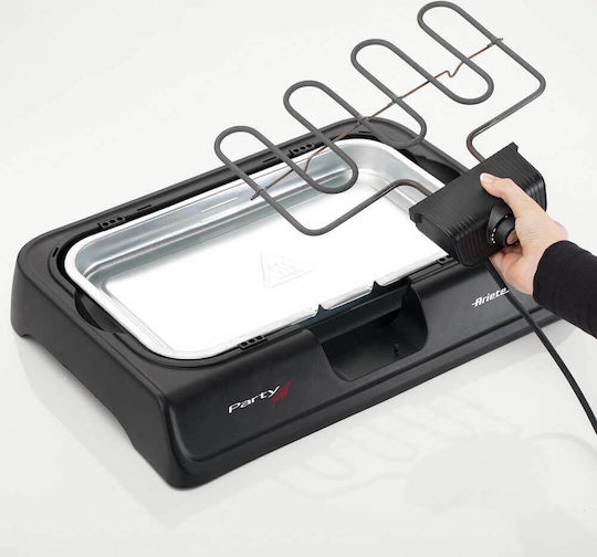 Ariete Party Tabletop Electric Grill Grill 2200W with Adjustable Thermostat 41.5cmx24cmcm