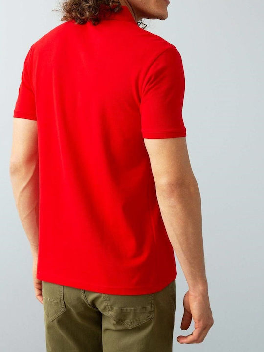 Institutional Polo T-shirt Κόκκινο