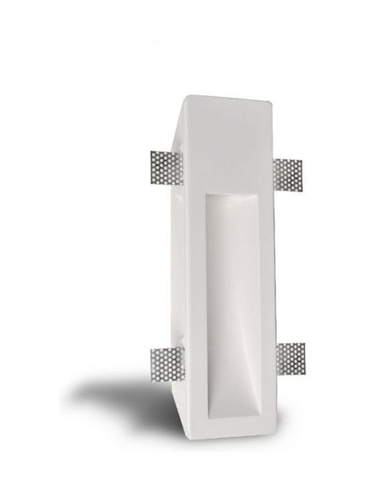 Sun Light Lamp Wall White 9x9cm