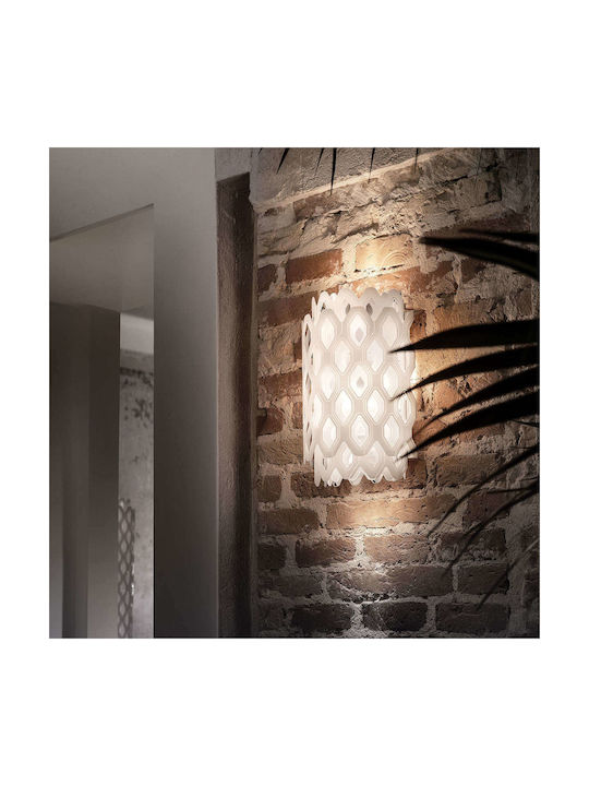 Slamp Charlotte Modern Lumină de Perete cu Soclu E27 Alb 21cm