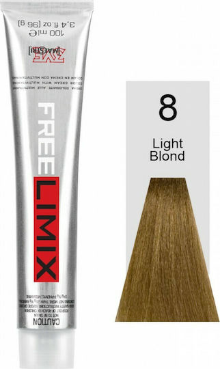 Freelimix Permanent Color Hair Dye 8 Blond Light 100ml