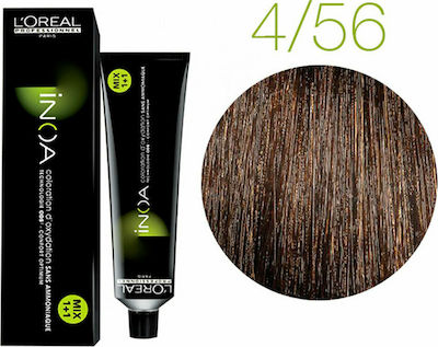 L'Oreal Professionnel Inoa Hair Dye no Ammonia 4.56 High Resist Chestnut Acacia Red 60ml