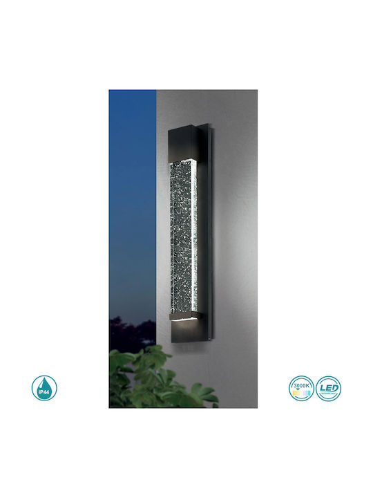 Eglo Villagrazia H-300 Lamp Wall LED Black 30x12cm Eglo Villagrazia H-300 Lamp Wall LED Black 30x12cm
