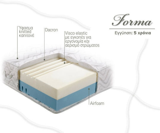 Linea Strom Forma Υπέρδιπλο Ανατομικό Στρώμα 180x200x21cm με Aloe Vera