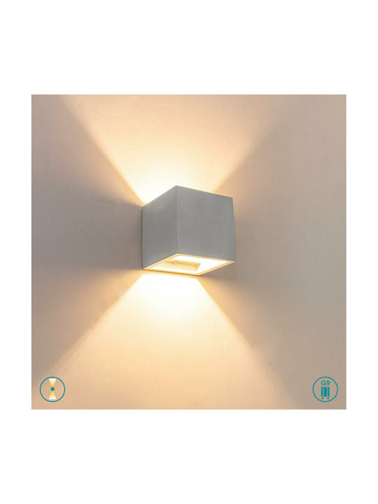 Globo Lighting Timo Modern Lamp Wall with Socket G9 Gray