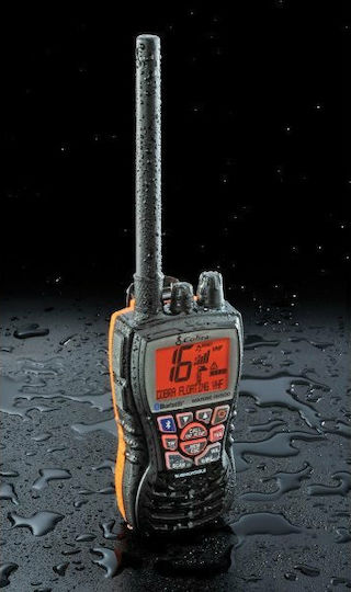Cobra MR HH500 FLT BT Безжичен Трансивър VHF Marine 6W с Монохромен Екран В Черен Цвят