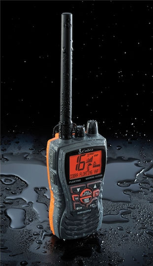 Cobra MR HH350 FLT Wireless Transceiver VHF Marine 6W with Monochrome Screen