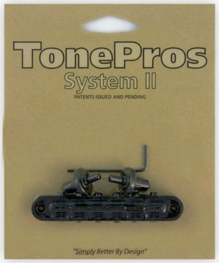 TonePros Bridge Tuneomatic Γέφυρα Μαύρη
