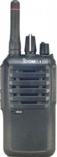 Icom IC-F4002 Безжичен Трансивър UHF/VHF 5W без Екран В Черен Цвят