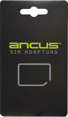 Ancus Nano σε Micro SIM Adapter σε Μαύρο χρώμα