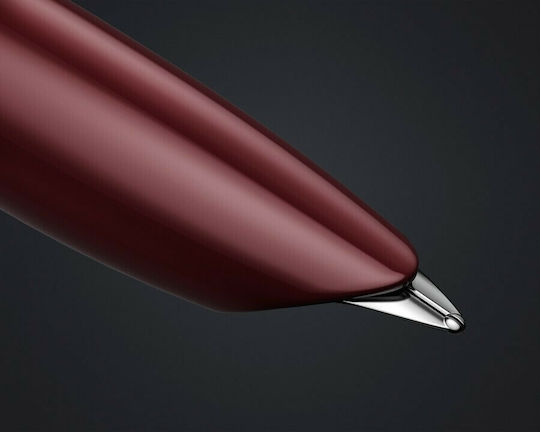 Parker 51 Core Burgundy Ct M Writing Pen Medium Red made of Steel with Blue Ink