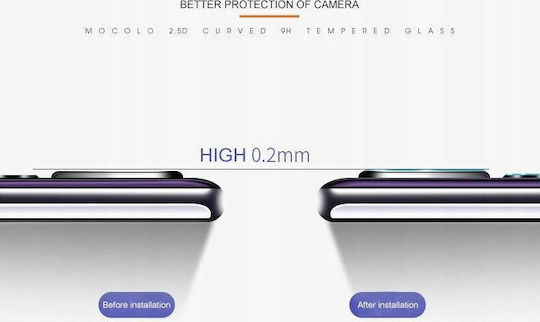 Mocolo TG+ Lens Προστασία Κάμερας Tempered Glass Διάφανο για το Huawei P20 Pro