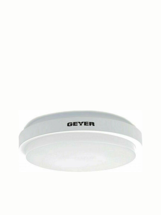 Geyer Wandmontierte Außen-Deckenleuchte LED IP40 18W mit Natürliches Weiß Licht 22x5.05εκ.