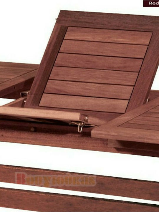 Tisch Ausziehbar Red Shorea 150x100x75cm