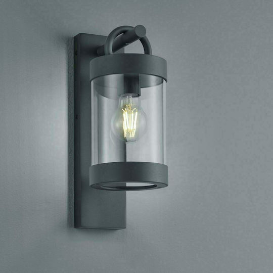 Trio Lighting Sambesi Επιτοίχιο Εξωτερικό Φαναράκι E27 IP44 12x33εκ.