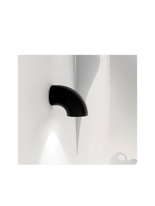 VK Lighting Επιτοίχιο Εξωτερικό Σποτ LED IP54 7.3W με Θερμό Λευκό Φως 14x8x12εκ.