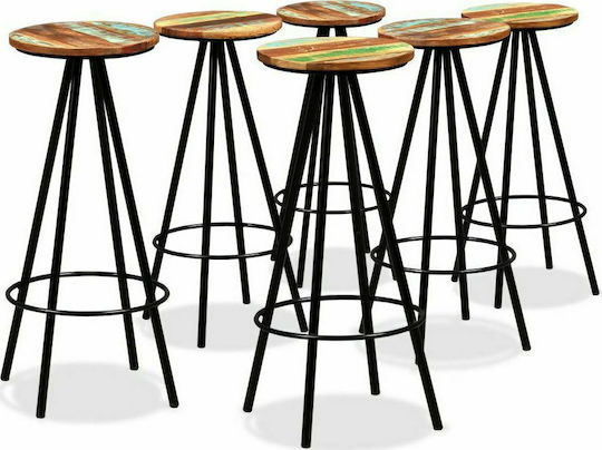Set Bar Exterior 7 Piese Lemn Masiv De Acacia / Lemn Reciclat