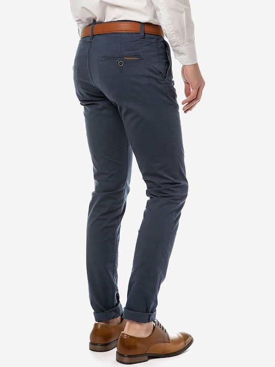 Trousers Chino Elastic in Slim Fit Indigo